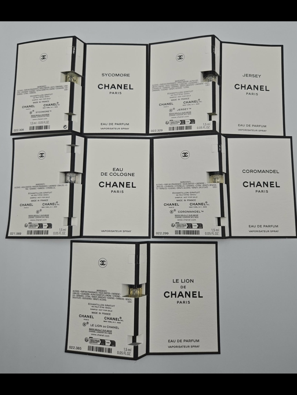 10XCHANEL LES EXCLUSIFS ICONIC EDP Discovery Set Travel Size each 1.5ML New - Picture 2 of 16